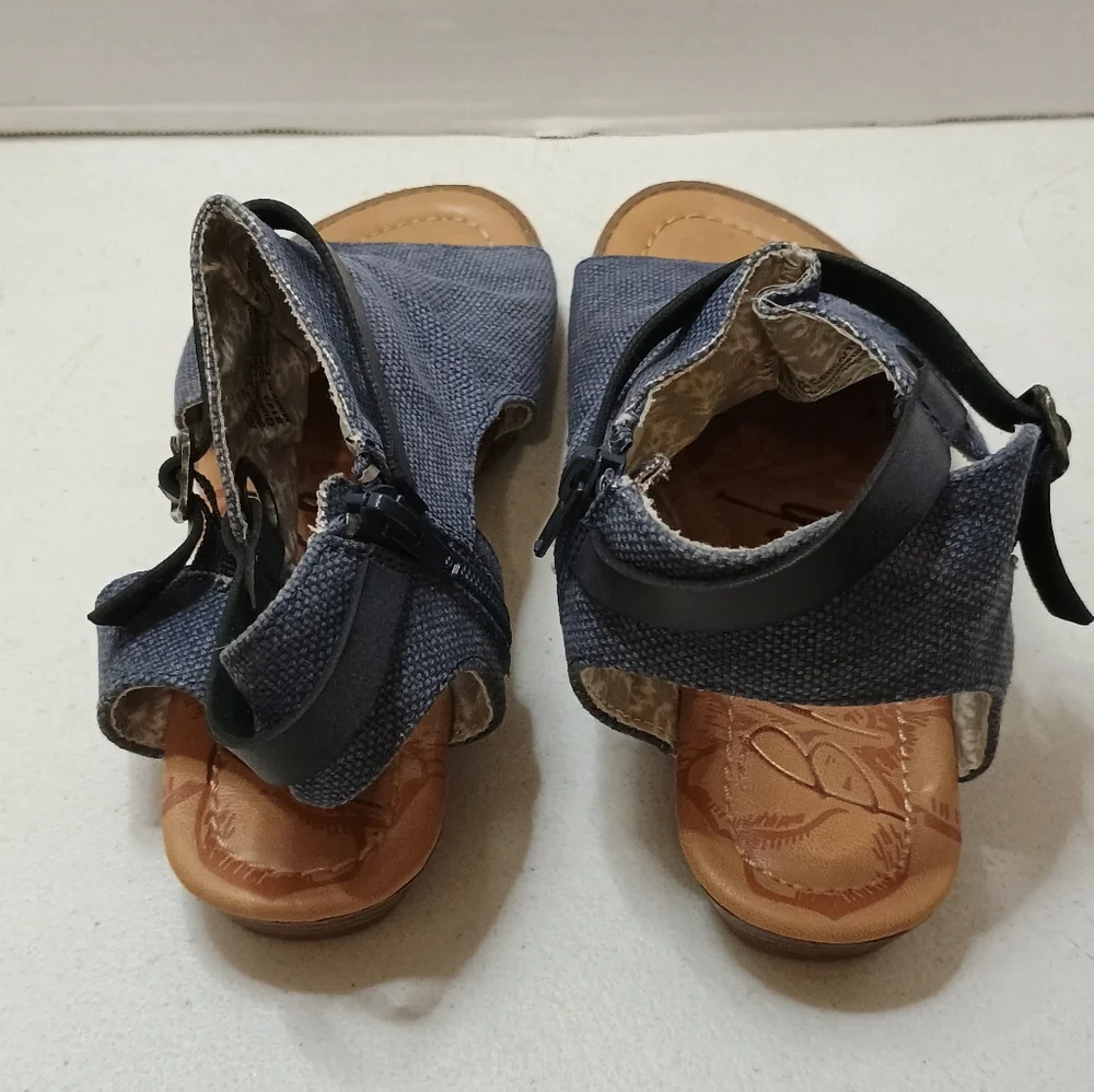 Blow Fish Blue Open-Toe Sandals with Buckle Size 7 - Picture 3 of 6